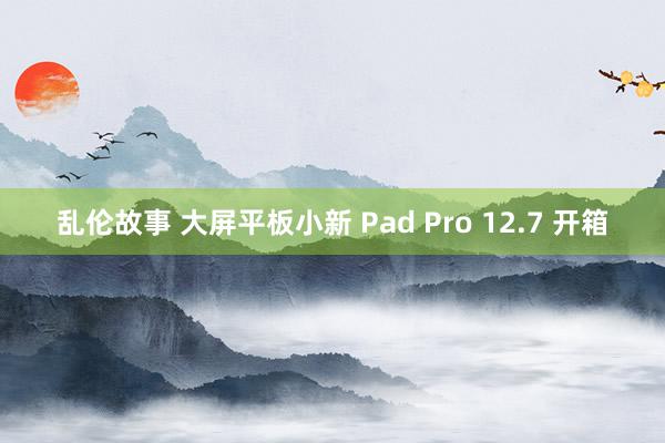 乱伦故事 大屏平板小新 Pad Pro 12.7 开箱