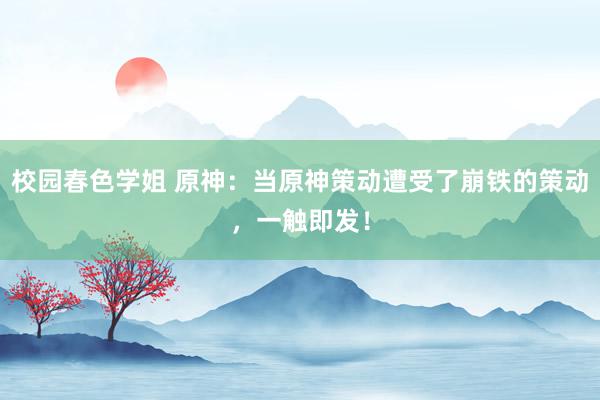 校园春色学姐 原神：当原神策动遭受了崩铁的策动，一触即发！