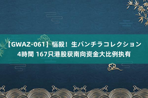 【GWAZ-061】悩殺！生パンチラコレクション 4時間 167只港股获南向资金大比例执有