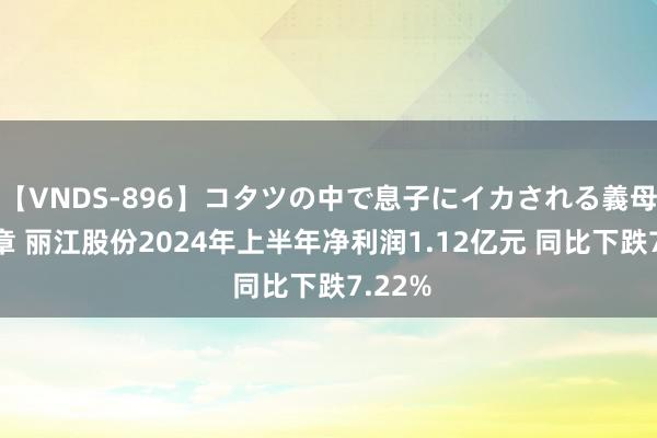 【VNDS-896】コタツの中で息子にイカされる義母 第二章 丽江股份2024年上半年净利润1.12亿元 同比下跌7.22%