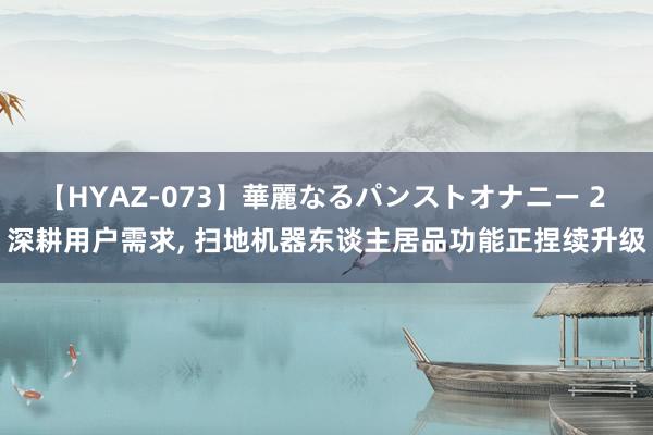 【HYAZ-073】華麗なるパンストオナニー 2 深耕用户需求, 扫地机器东谈主居品功能正捏续升级