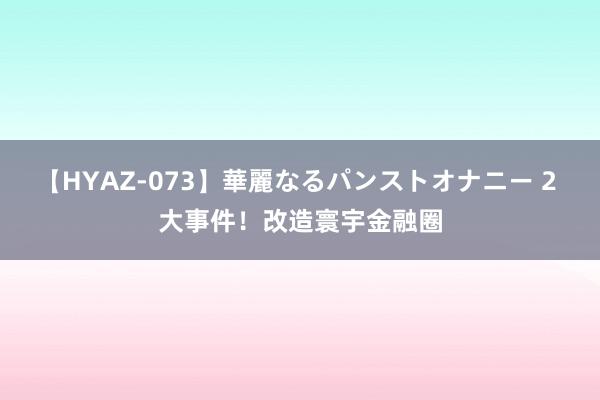 【HYAZ-073】華麗なるパンストオナニー 2 大事件！改造寰宇金融圈