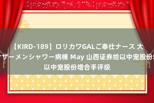 【KIRD-189】ロリカワGALご奉仕ナース 大量ぶっかけザーメンシャワー病棟 May 山西证券给以中宠股份增合手评级